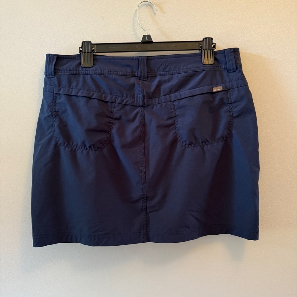 Eddie Bauer Blue Mini Skorts Athletic Casual - Picture 2 of 4